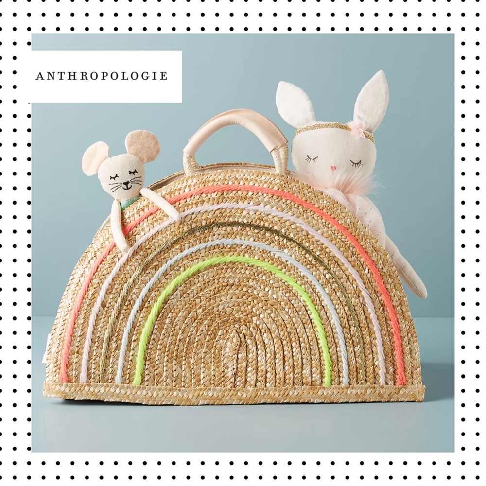 NWT Meri Meri - Sunshine Rainbow Storage Bin